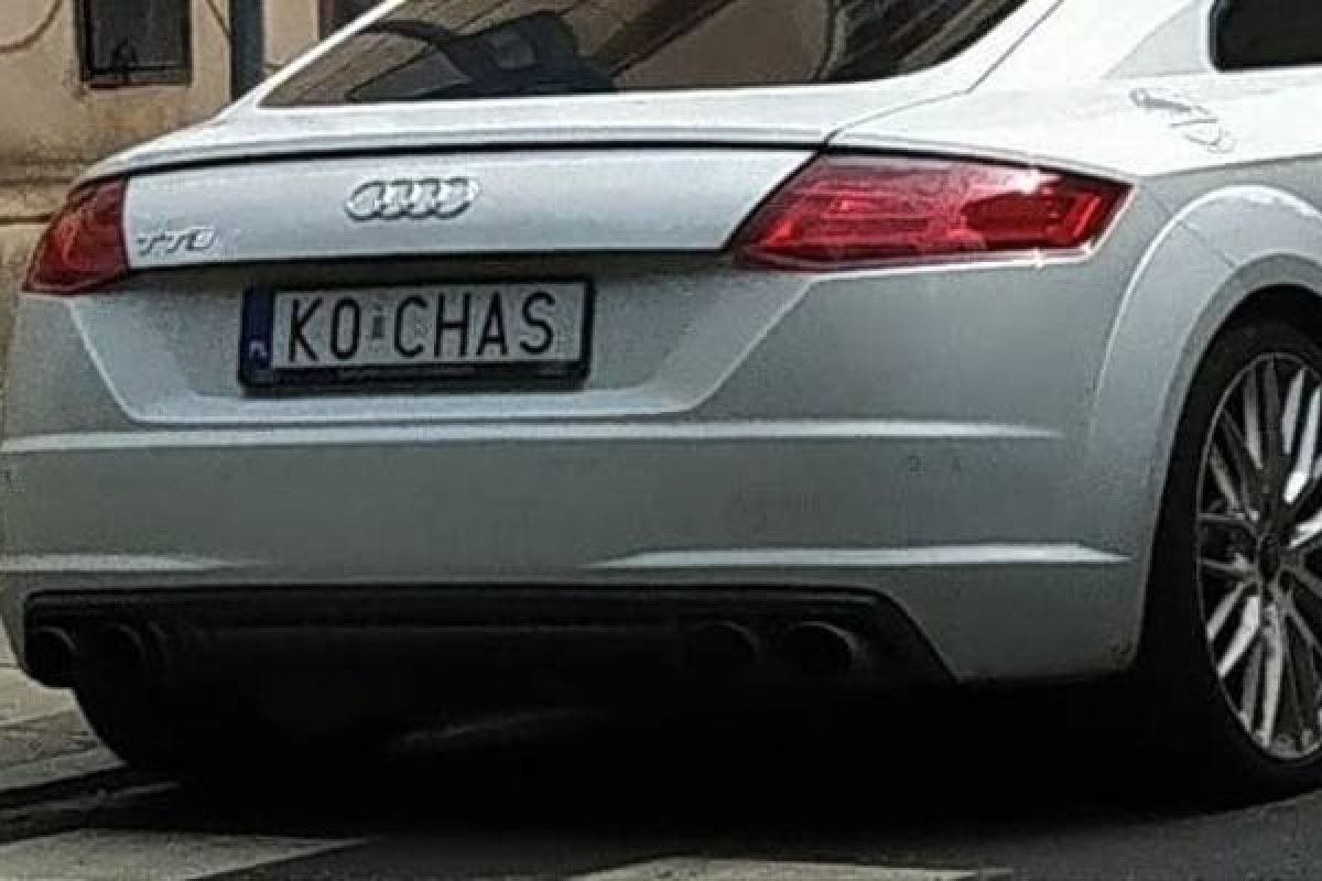 personalized license plate