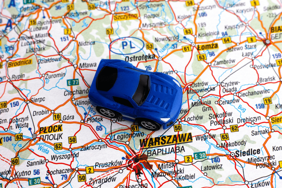 truck driver city map