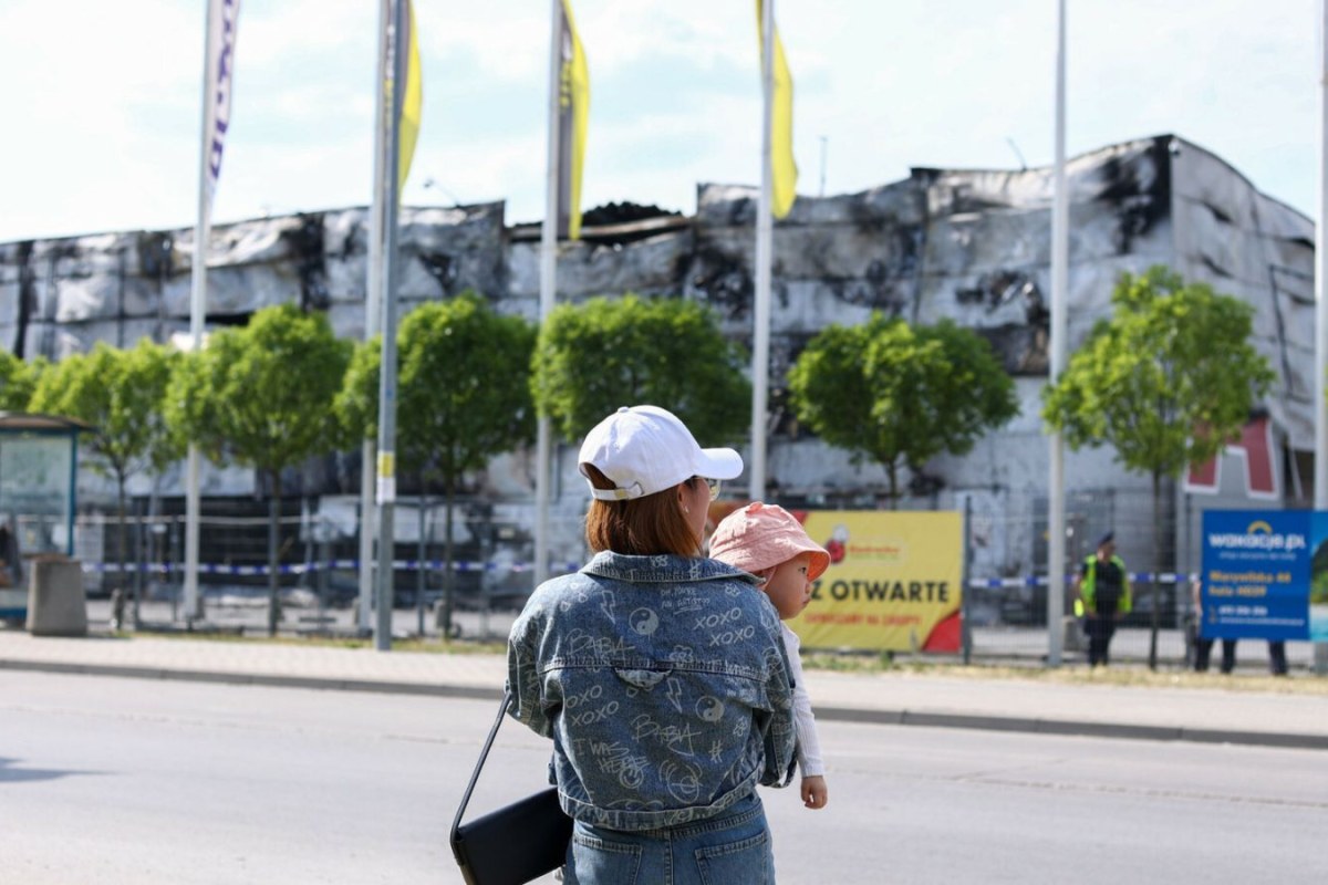 burning warehouse truck