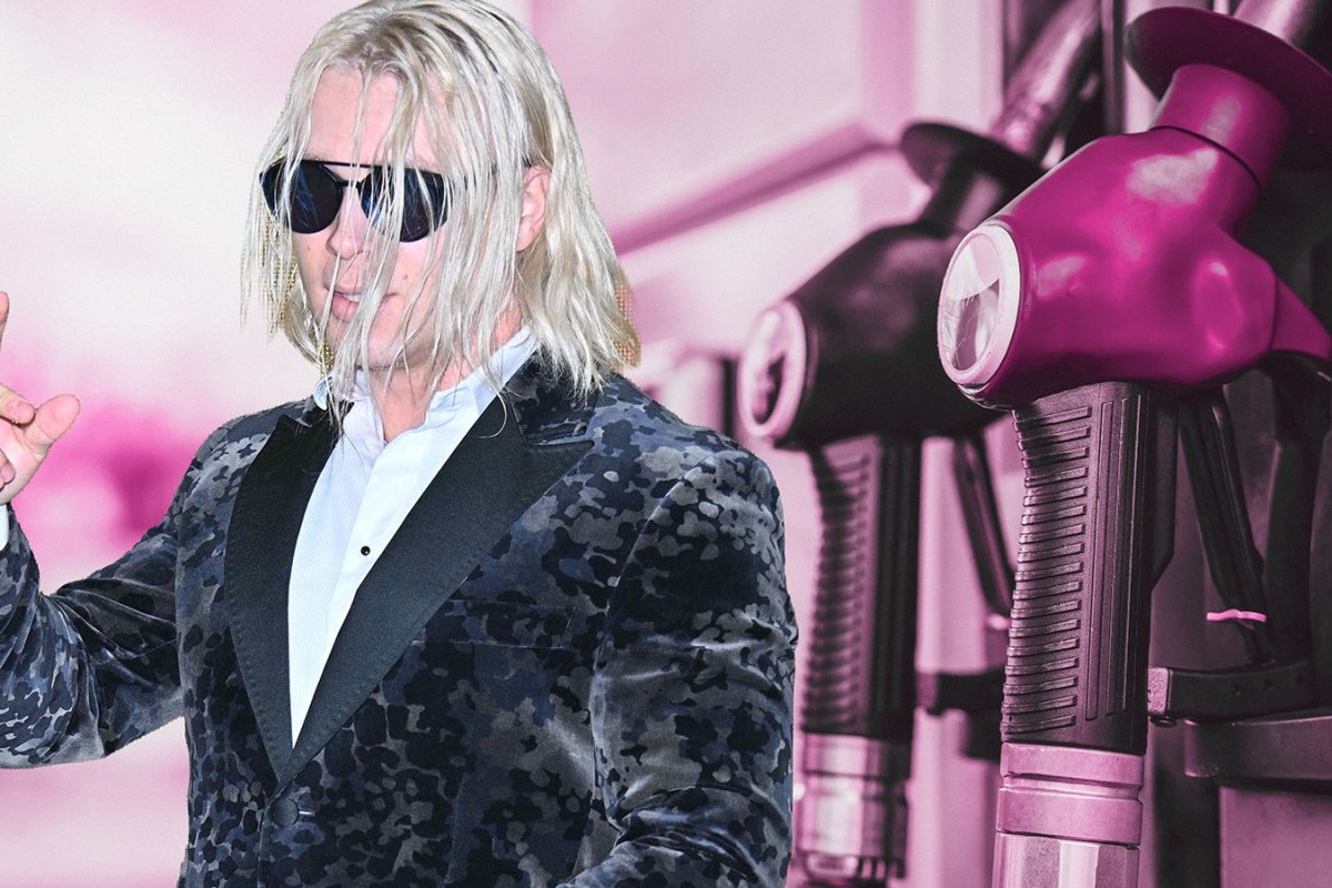 gas station price sign