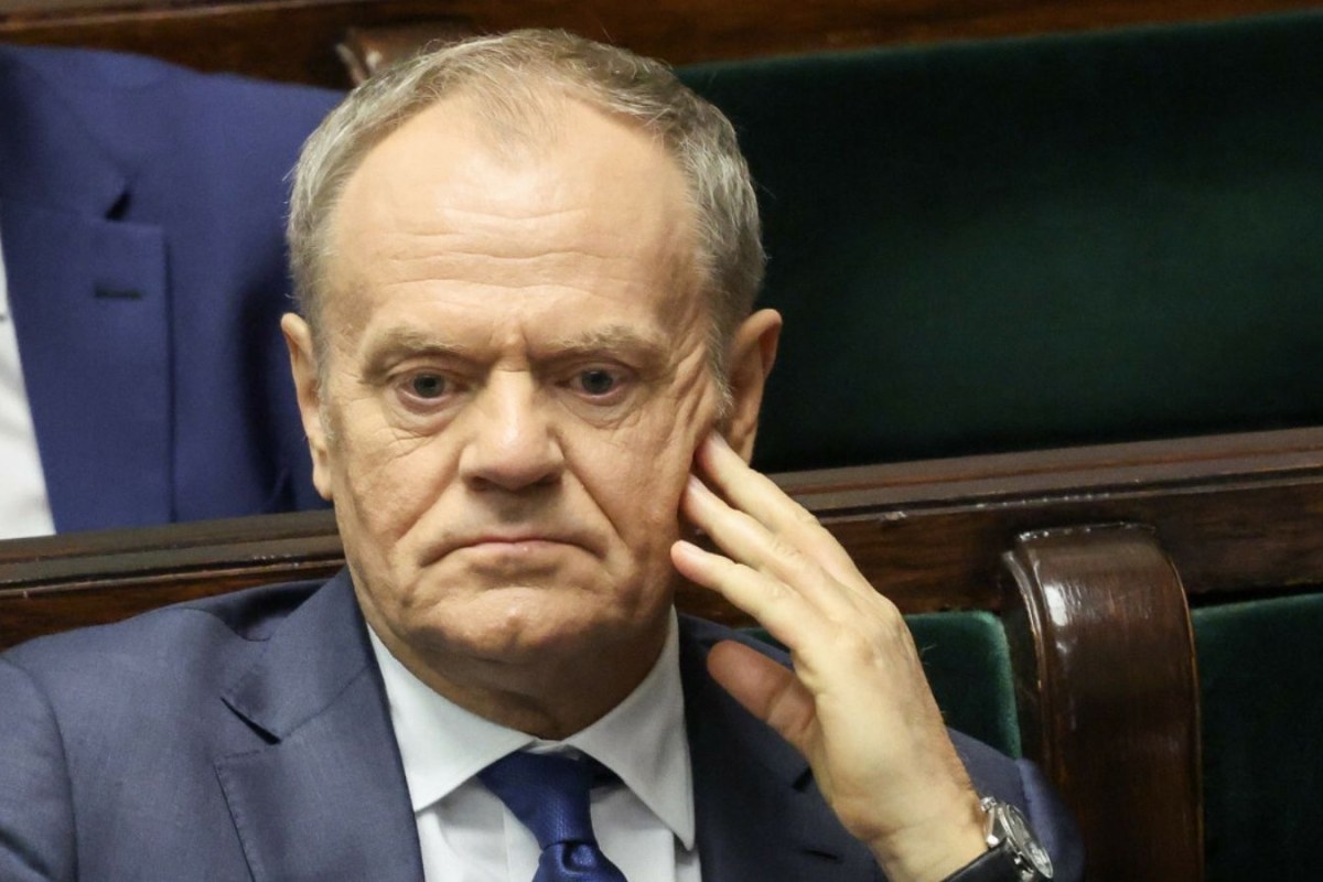 Donald Tusk speaking