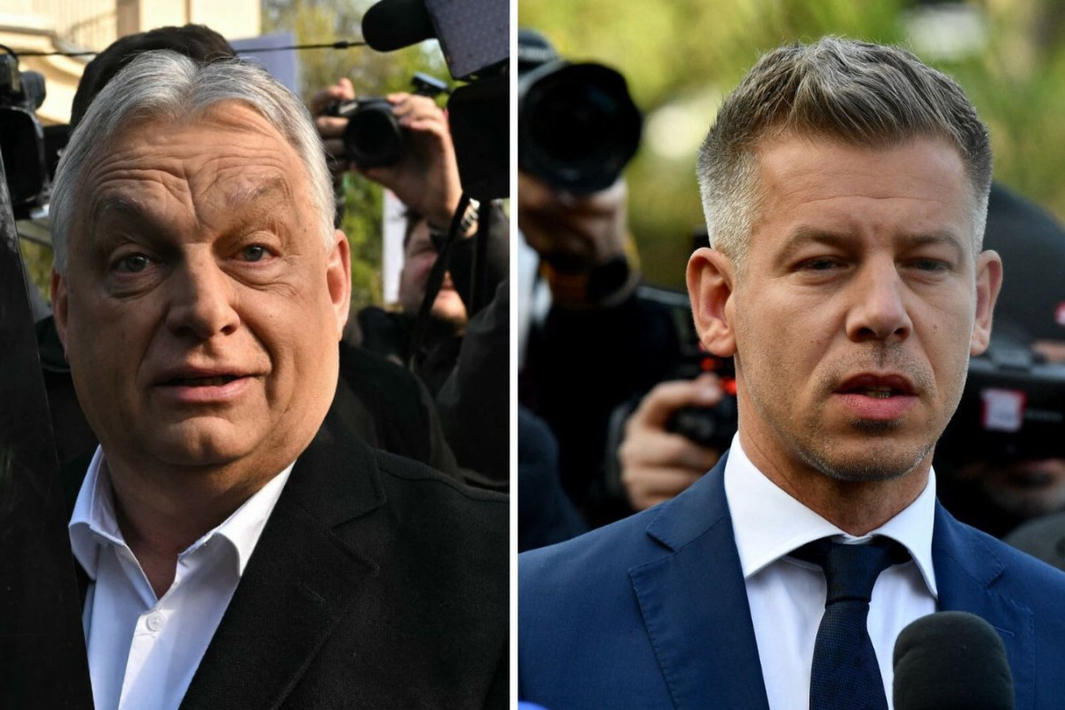 Hungary election polling station