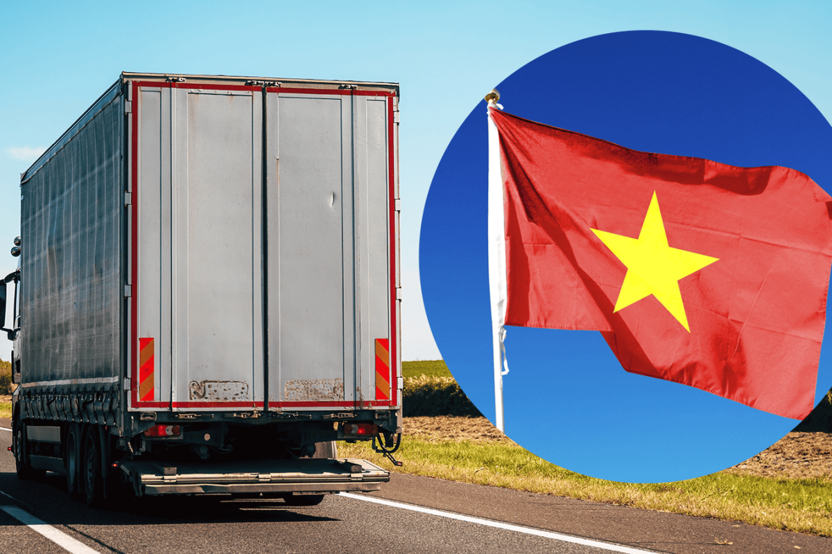 customs inspection truck