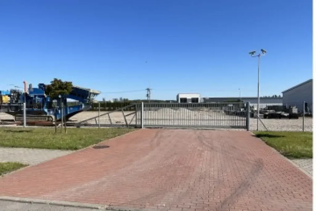 commercial lot aerial