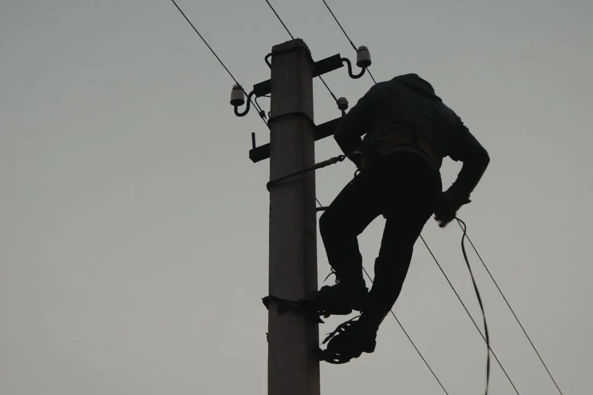 electricity pylon field