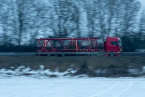 steel transport truck