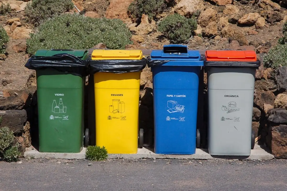 waste segregation bins