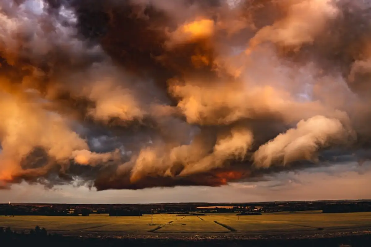 storm clouds Poland