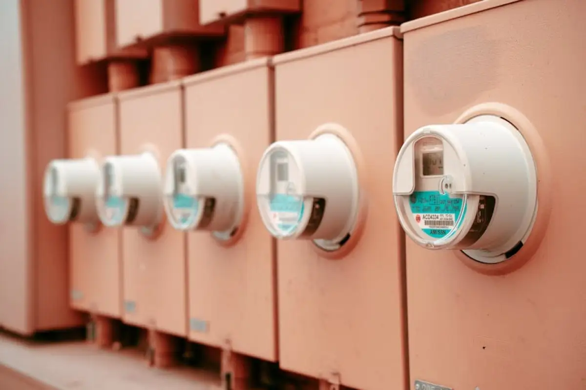 electric meter closeup
