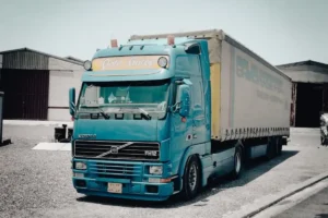 truck loading cargo