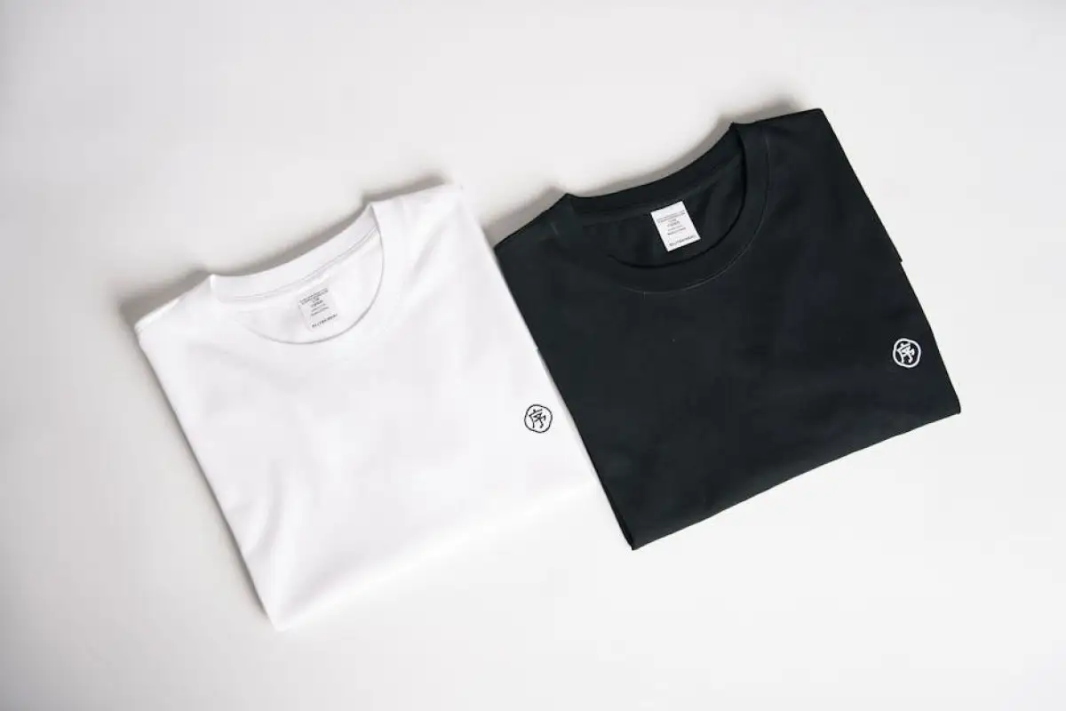 cotton t-shirt stack