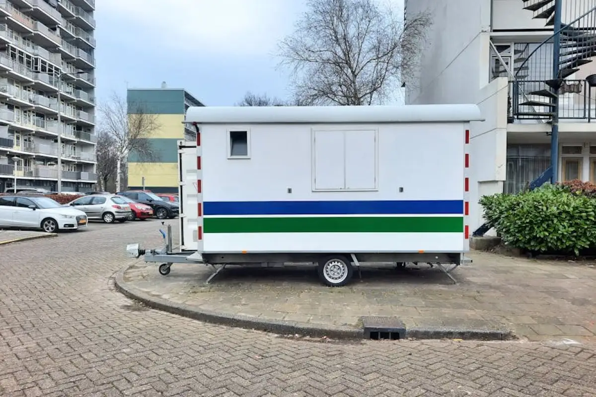 police cannabis trailer