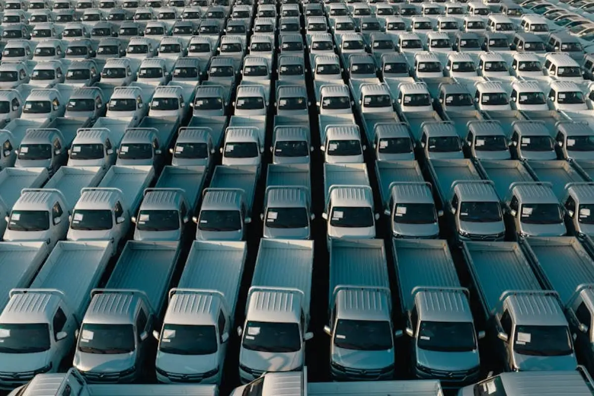 truck parking lot