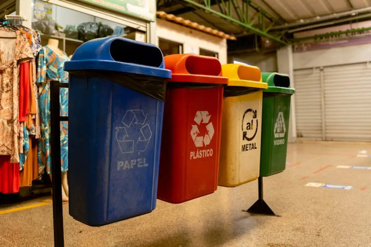 waste segregation bins