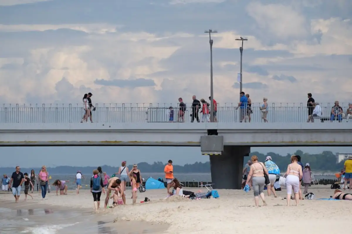 sunny beach Poland