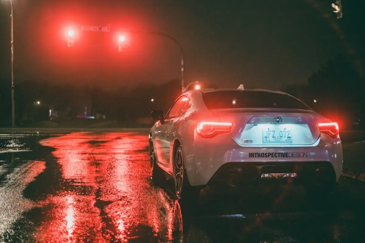 traffic light car