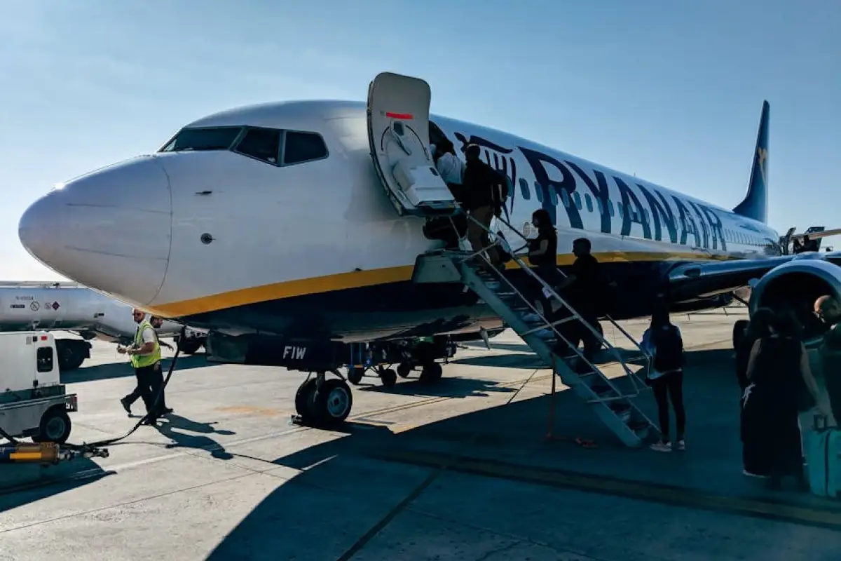 Ryanair check-in kiosk