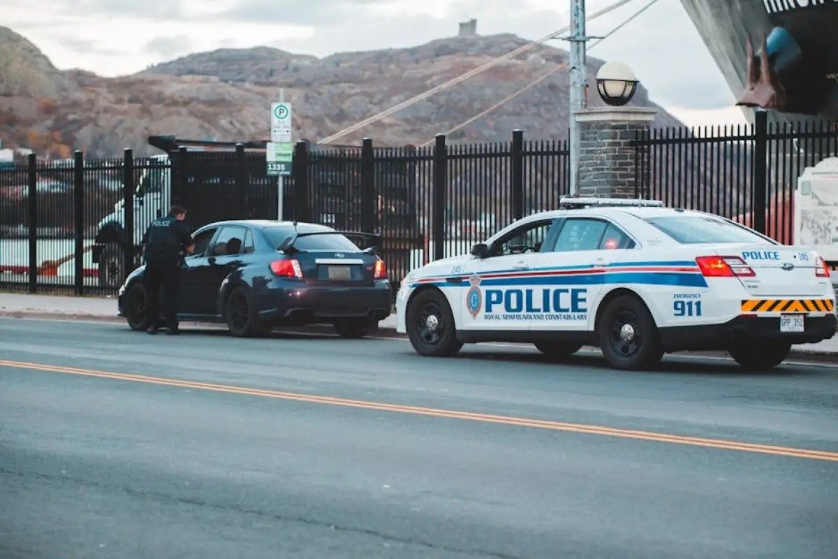 police car inspection