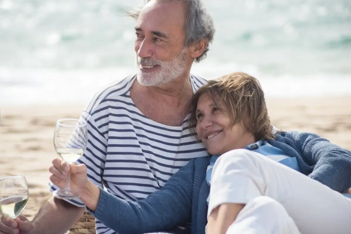 senior couple vacation