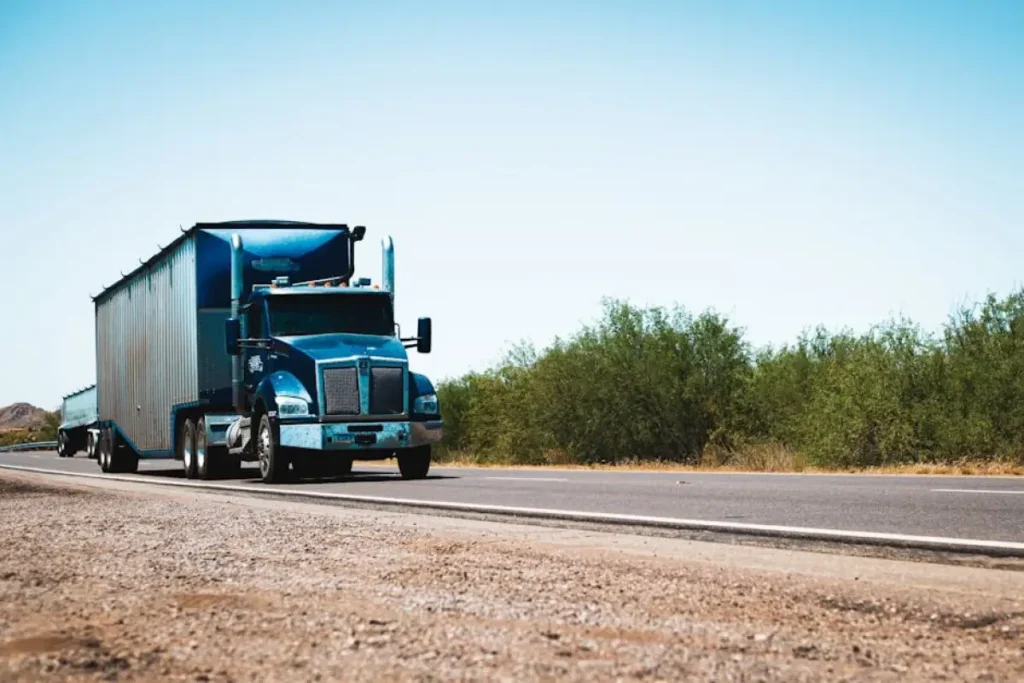 truck trailer road