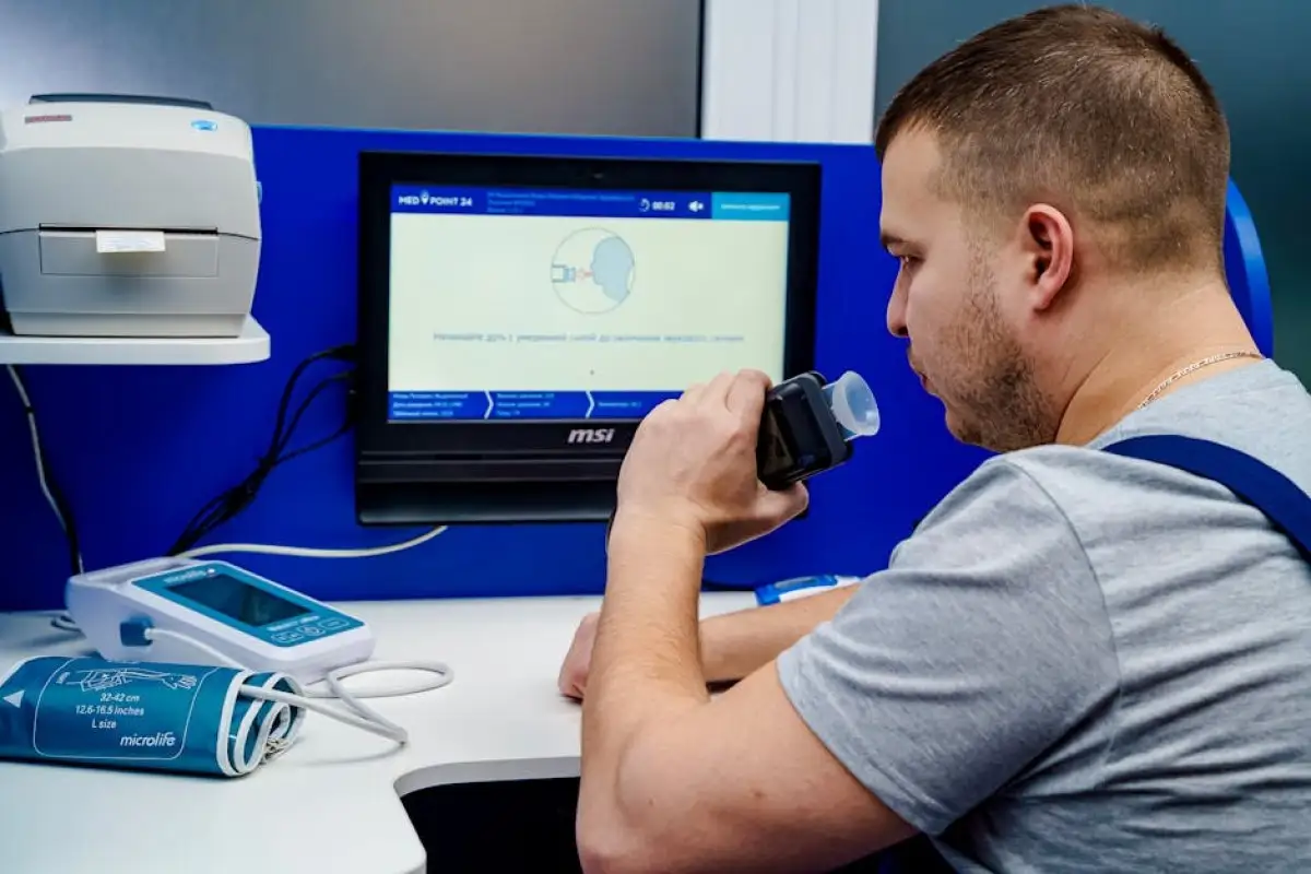 alcohol breathalyzer test