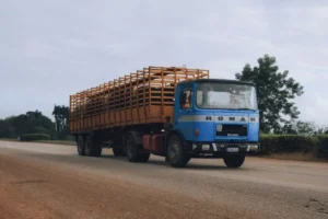truck logistics highway