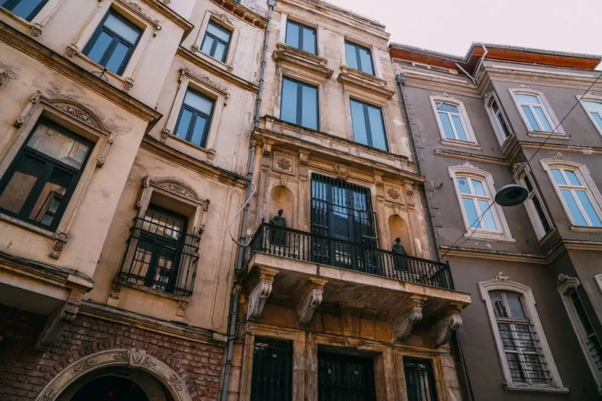 historic townhouse facade