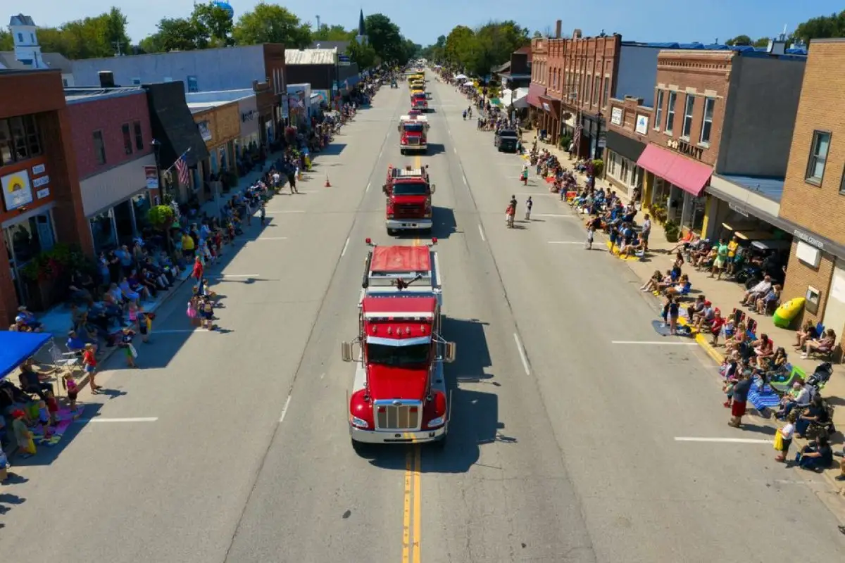 Kenworth truck parade