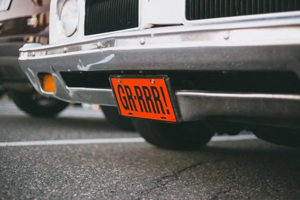 custom license plate