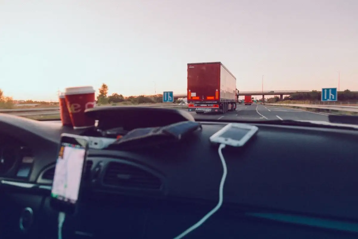 ELD device truck
