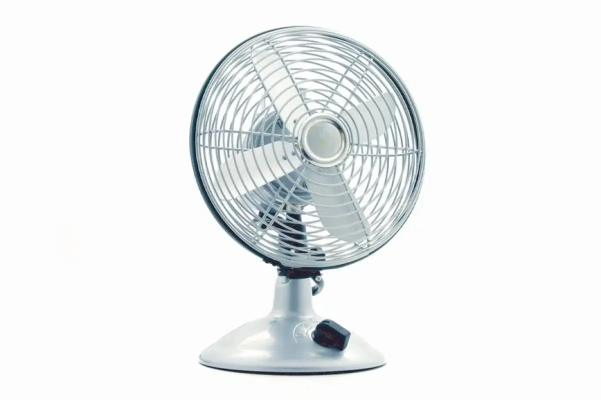 fan on desk