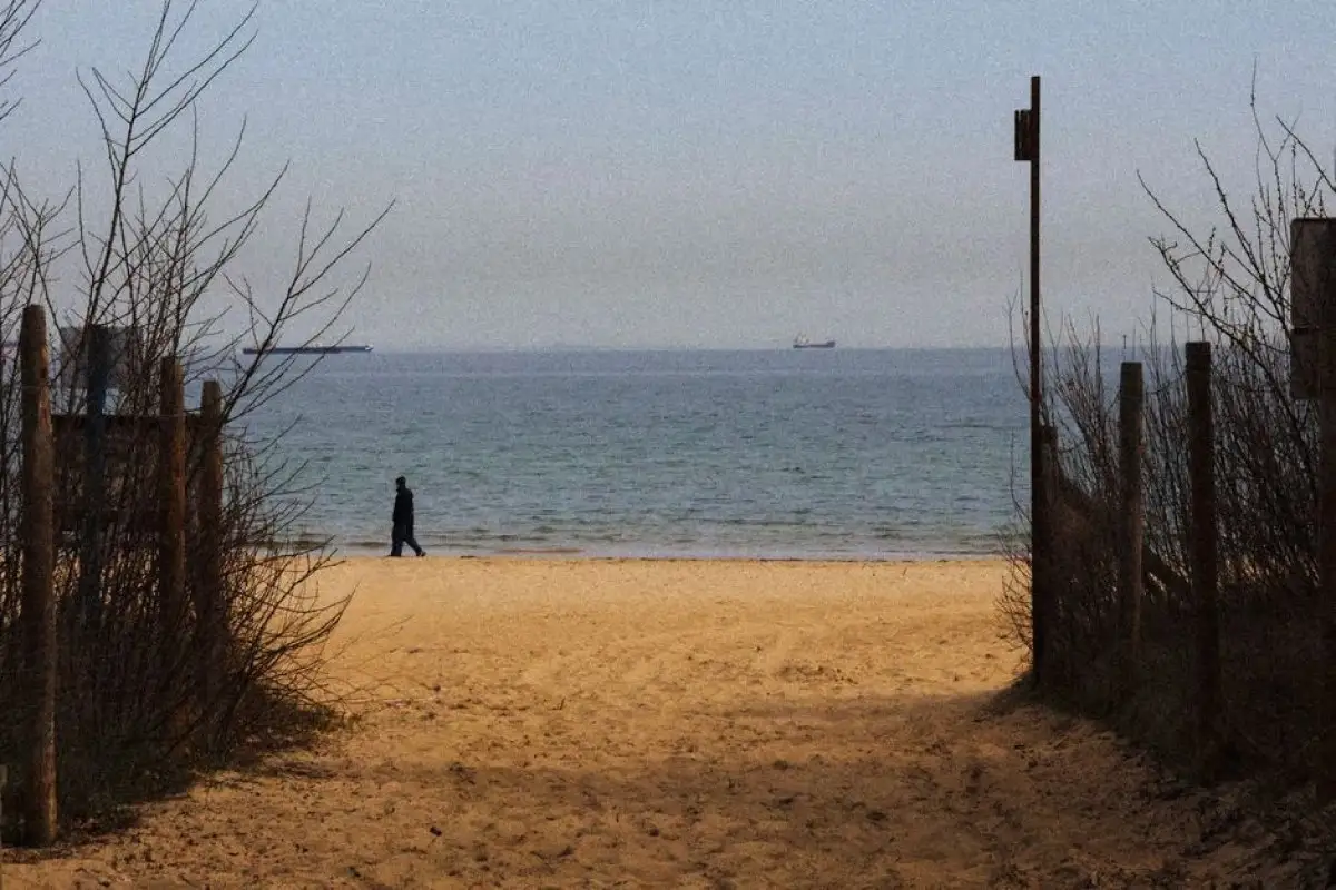 bus beach Gdansk