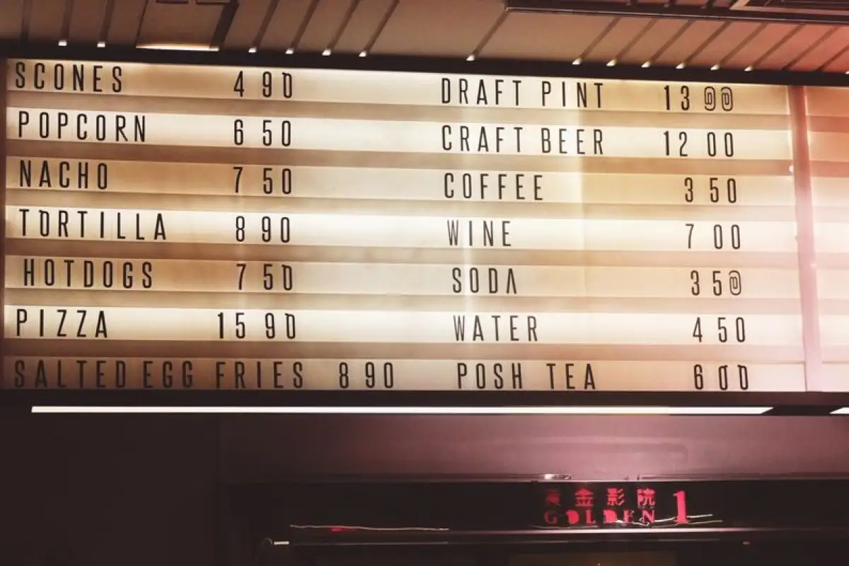 restaurant prices
