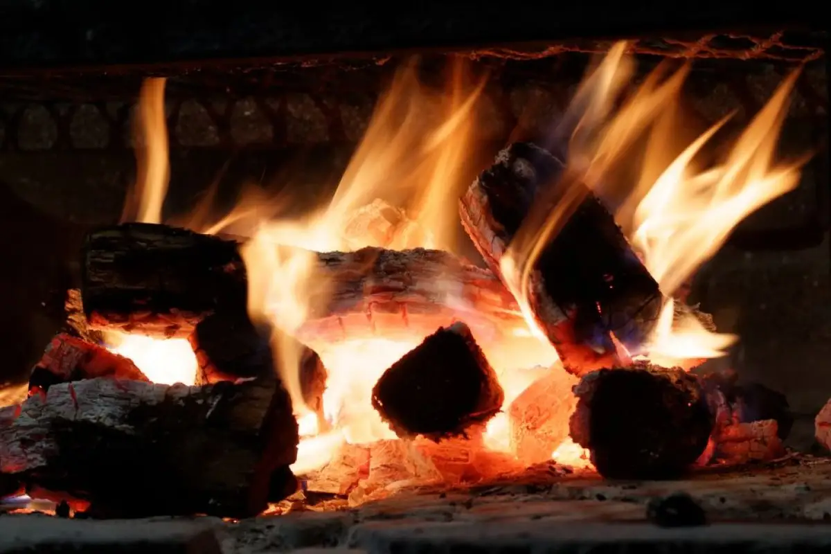 pellet pile heating