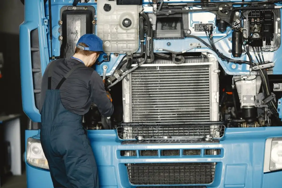 DEF truck engine