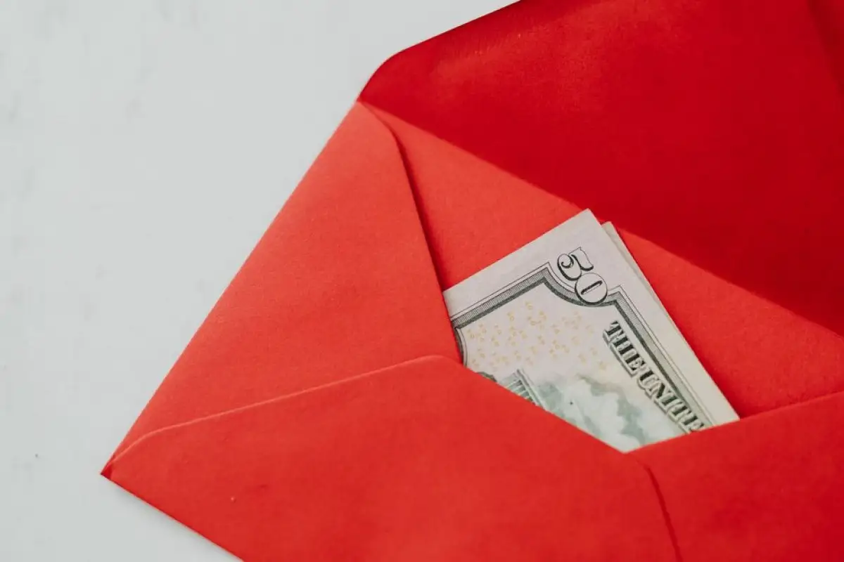 wedding money envelope