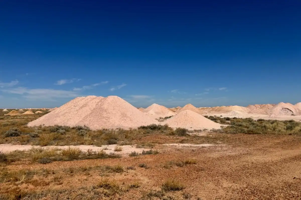 coal mining waste heap
