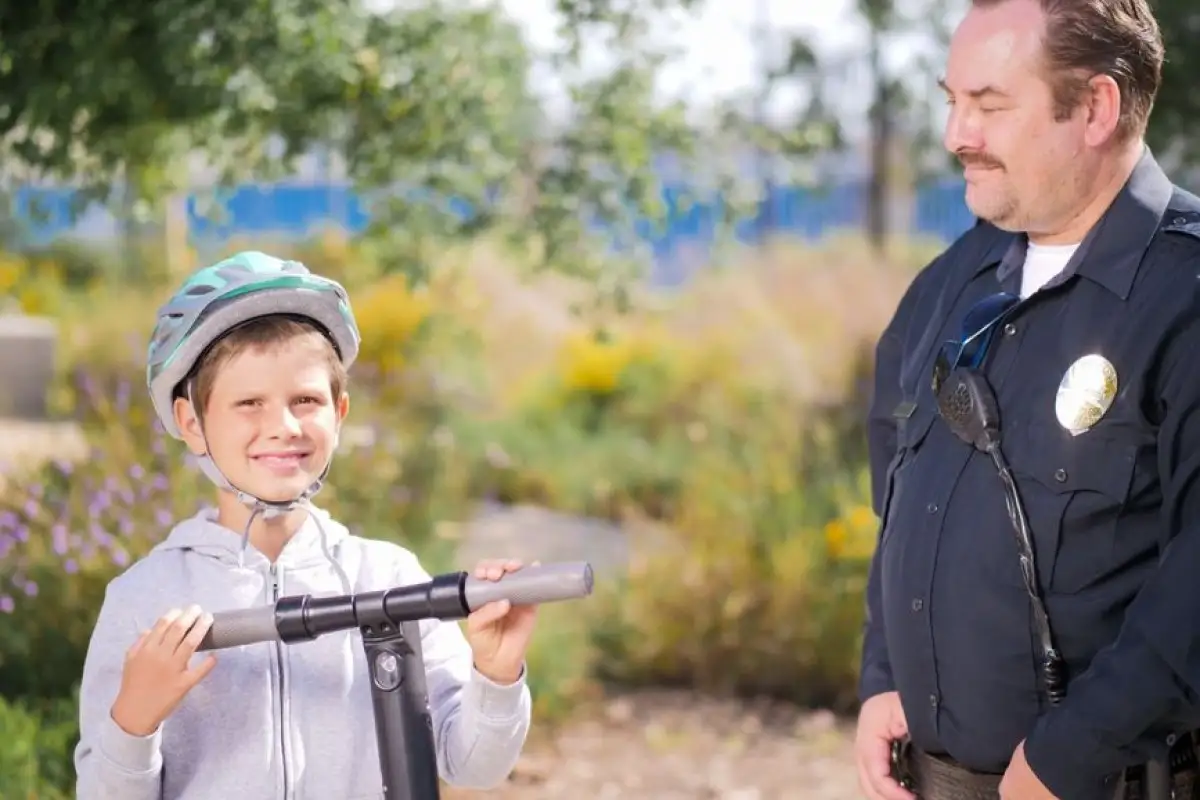 police electric scooter fine