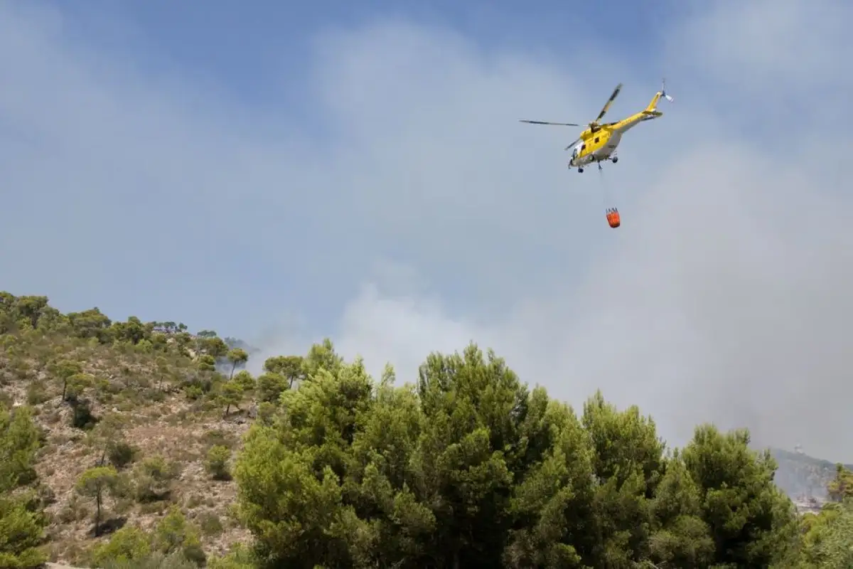 military aircraft firefighting Spain