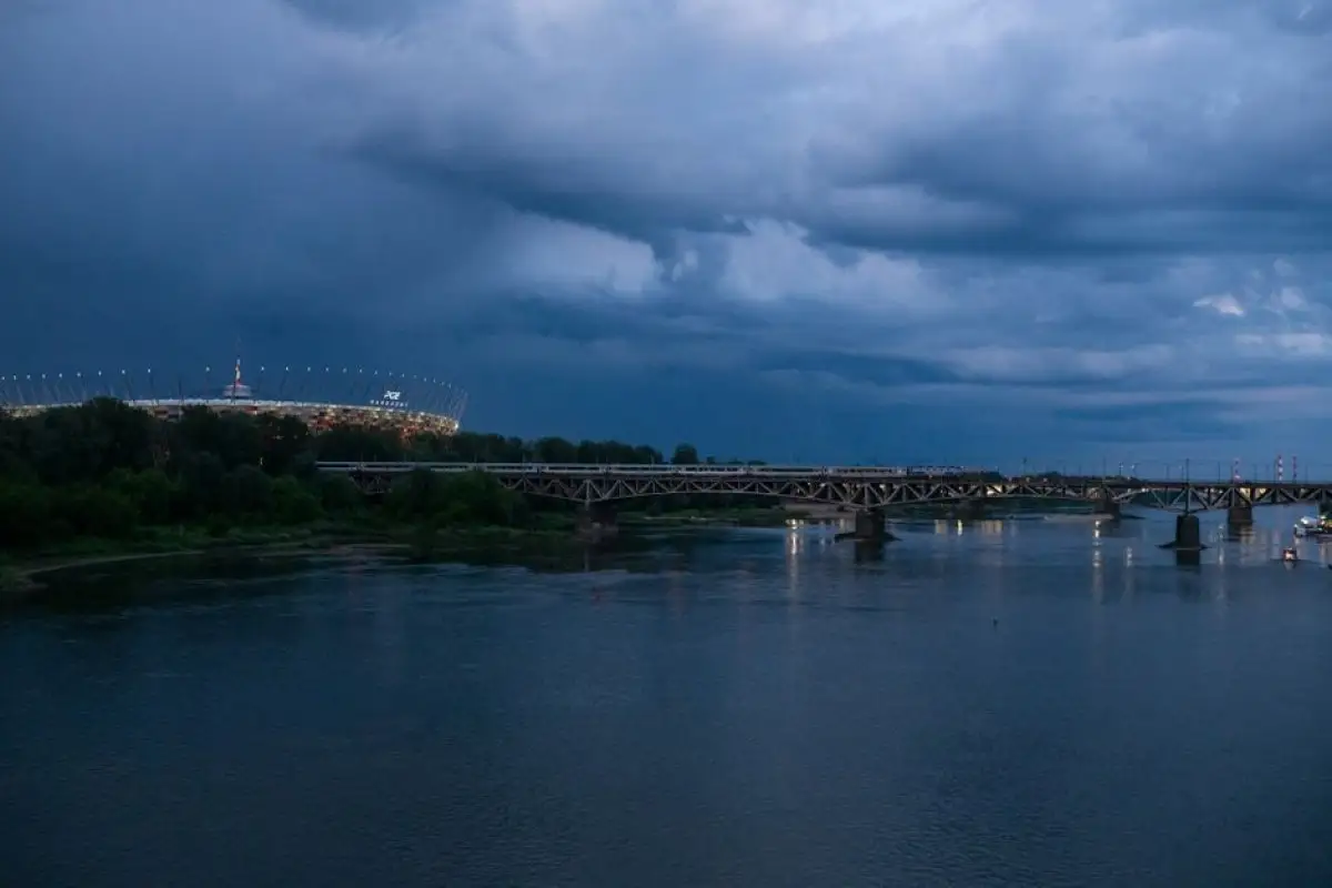 storm clouds over Poland