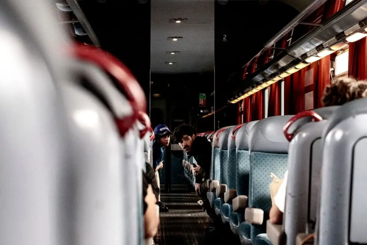 train interior passenger