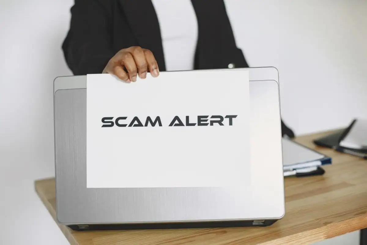 online scam warning