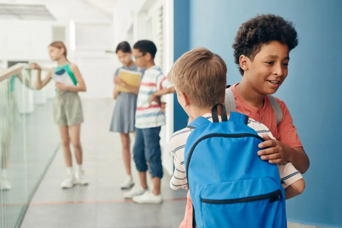 school backpack student